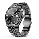 2026 Luxury Smart Watch with Bluetooth Calls, 1.32" AMOLED Display, 160+ Sports Modes, Heart Rate/Blood Oxygen/Stress/Sleep Monitor, IP68 Waterproof, Compatible with iOS Android for Men Women Black