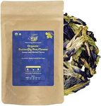 Heavenly Tea Leaves Organic Butterfly Pea Flower, Loose Leaf Herbal Tea, 2 oz. (Approx. 25 Cups of Tea) - Green Superfood, Nutrient Dense, Rich in Antioxidants