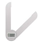 Escali F115 Savu Space Saving Kitchen Scales Digital - Kitchen Scales - Scales Kitchen Office - Baking - Hobbies - Herb Scales - Household Scales - 5 kg - Silver - 22.8 x 7 x 1.27 cm