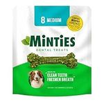 Minties Dental Chews for Dogs, 8 Co