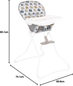 Graco Snack N' Stow Highchair – Foldable Baby Feeding Chair