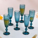 Red Rimmed Glassware