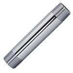 Westbrass 1/2" x 4" IPS Pipe Nipple, Polished Chrome, D12104-26