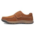 Hush Puppies Casper Mens Classic Touch Fastening Shoes, Tan, 8 UK