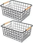 Wire Basket 2 Pcs Wire Storage Bask