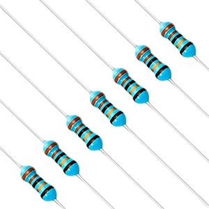 Chanzon 100pcs 1/4W (0.25W) 33 Ω ohm Metal Film Fixed Resistor 0.01 ±1% Tolerance 33R MF Through Hole Resistors Current Limiting Rohs Certificated