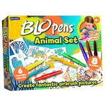 John Adams | BLOPENS® Animals Activity Set: Blow airbrush effects | Arts & crafts | Ages 4+