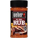 Weber KC BBQ Rub, 7.25 Ounce Shaker (Pack of 6)