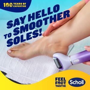 Scholl ExpertCare Electric Foot File – Smooth Hard Skin Removal