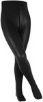 FALKE Unisex Kids Cotton Touch Tights, Opaque, Breathable, Cotton, Fashionable Designer Hose, Casual or Dressy, Black (Black 3000), 12-18 months, 1 Pair