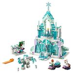 Elecart Magical Ice Palace Brick Toys Frozen Dreams Castle Building Kit with Mini Dolls, Castle Playset with Popular Frozen Characters (701 Pieces)