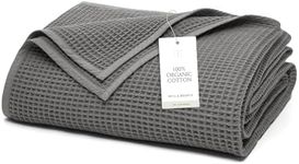 BOLL & BRANCH Waffle Bed Blanket -