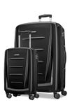 Samsonite Winfield 2 Fashions 2-Piece Hardside Spinner (20/28) Luggage Set, Brushed Anthracite
