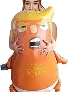 Jumbo Orange Baby Blimp – 47.2 inch Funny Inflatable Balloon for Party & Gag Gifts for No Kings Day,Birthday,Theme Party