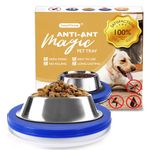 SoulThink® Ant Proof Cat Dog Bowl Tray - 2024 New Innovation Anti Ant Pet Food Dish Indoor No Chemical No Water Needed Different from Traditional Ant Trap (Royal Blue)