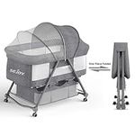 Bedside Crib Sleeper for Baby with 