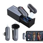 SYNCO Lavalier Microphone Wireless【MFi Lightning-Certified】, P1L 2.4GHz Mini Microphone for iPhone ipad with Charging Case for Youtube Interview TikTok, Wireless-Lavalier-Mic-iPhone-Lightning