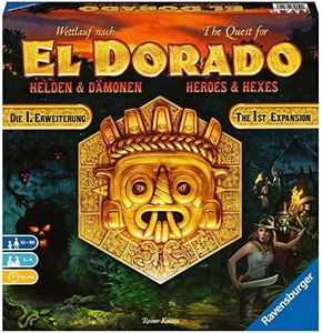 Ravensburger 26790 - El Dorado Helden und Dämonen - Erste Erweiterung, Strategiespiel, Spiel für Erwachsene und Kinder ab 10 Jahren - Taktikspiel für 2-4 Spieler: Die 1. Erweiterung