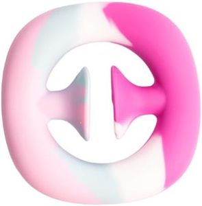 Suction Cup Fidget Toy for Kids, Adults by Fenrici, Dual Auditory, Sensory Stress Relief, Hand Grip Suction Cup for Occupational Therapy, A Great Alternative to Stress Ball, Pastel, Rainbow