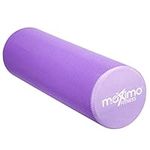 Maximo Fitness Foam Roller - Superior Muscle Roller - Trigger Point - 6" x 18" (15 cm x 45 cm) - Perfect Self Massage tool for Home, Gym, Pilates, Yoga - Instructions Included.