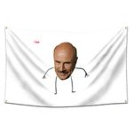 Eksent Rise Dr Phil Tapestry Meme Banner Flag Wall Hanging Room Decor Aesthetic Tapestry Boho Hippie Tapestry (3x5 Feet,Heavy Duty, 150D Polyester) For College Dorm Man Cave