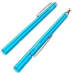 E LV Fine Point Second Generation Stylus for iPad, iPad Air, iPad Mini, iPhone, Samsung Galaxy, Nexus, LG G Pad, HTC and Other Touch Screen Devices - Blue