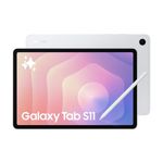 Samsung Galaxy Tab S11 with AI, S Pen in-Box, 27.8 cm (11 inch) Dynamic AMOLED 2X Display, 12 GB RAM, 256 GB Storage, Wi-Fi + 5G Tablet, Silver