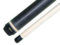 ASKA Heavy Hitter Black Jump Break Cue Stick, 3pc Cue, Jump/Break Cue. 13-mm Tip, Hard Rock Canadian Maple Shaft (JBC BLK, 21-Ounce)