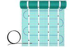 WarmlyYours TempZone Electric Radiant Floor Heating Roll, Floor Heating System, Easy Installation, 3x2 sq. ft