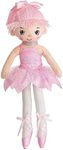 Butterfly Craze Ballerina Dancer Doll - Soft and Cuddly Stuffed Toy Plush, 17 Inches Tall, Great Gift for Toddlers & Little Girls to Embrace Their Inner Dancer & Unleash The Joy of Ballet