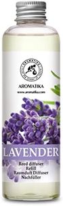 Reed Diffuser Refill Lavender with Lavender Essential Oil 200ml - Scented Diffuser - Room Diffuser Refill - Home Fragrance - Floral Fragrance