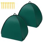 2 Pcs Pop Up Shrub Covers Frost Protection Tent, 22" x 22" x 22" Winter Plant Cover Freeze Protection, Warm Garden Plant Protector Tent for Protecting Outdoor Shrub Fruit Potted Plants from Snow & Ice