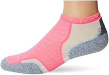 Thorlos Men's&Women's Experia Micro Mini Sock, Electric Pink,Small