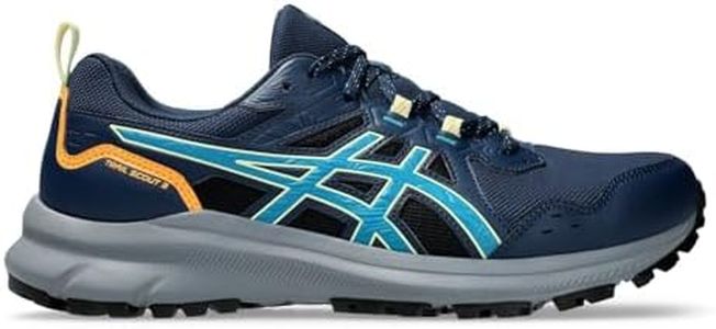 ASICS Mens Trail Scout 3 Night Sky/Teal Blue Running Shoes - 9 UK (1011C125.400)