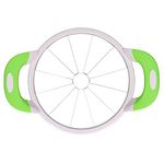 Watermelon Slicer Cutter, Acouto Stainless Steel Melon Fruit Round Quickly Cut Tool Multifunctional Peeler Corer for Cantaloupe Apple Pineapple Kitchen Slicer Gadget(Small Color Box)
