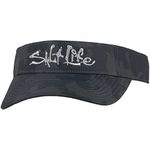 Salt Life Mens Camox Visor Hat, Ebony, One Size US
