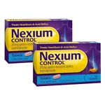 Nexiumm Control Heartburn and Acid Reflux Relief Tablets, 28 Count (14 x 2)