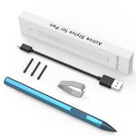 Stylus Pen for ASUS Transformer/ASUS Zenbook/ASUS Vivobook Flip/ASUS Notebook Touchscreen Laptop Tablet Rechargeable MPP 2.0 Tilt Pencil 4096 Pressure Sensitivity Microsoft MPP Protocol, Blue