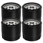 HOODELL 4 Pack 12 050 01-S Oil Filter, Professional Factory Oil Filter Fits Kohler Engine Troy Bilt Bronco 12 050 01 1205001-S 12 050 01-S1, Lawn Mower Oil Filter