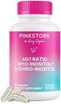 Pink Stork Myo-Inositol & D-Chiro Inositol Supplement | Hormonal Balance & Ovarian Support | 40:1 Ratio - 90 Capsules