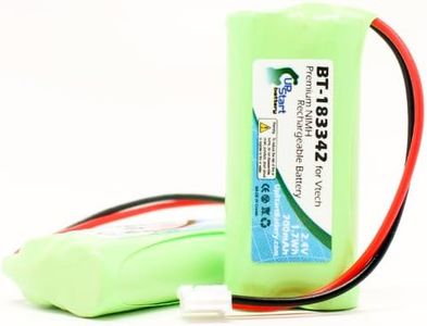 2 Pack - Replacement for AT&T CRL82212 Battery - Compatible with AT&T Cordless Phone Battery (700mAh 2.4V NI-MH)