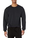 Jerzees Men's Adult Crew Sweatshirt, Black, Small