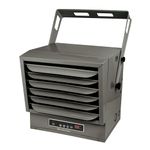 Comfort Zone 10,000W, 240v Hard-Wired Digital Fan-Forced Ceiling Mount Heater with Full-Function Remote, Overheat Protection, Digital Thermostat, & 12-Hour Timer, Ideal for Garage & Workshop, CZ260ER