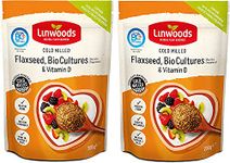 Linwoods Milled Flaxseed with Bio Cultures & Vitamin D 360g, High in vitamin D, High in Fibre, High in Omega 3 (ALA), Source of Protein, maintenance of normal bones and teeth, reduction of tiredness, Maintenance of normal blood cholesterol levels