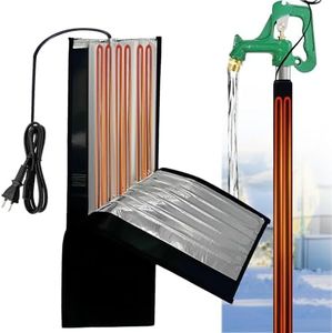 Water Pipe Heat Blanket with 9.8Ft Cord - Faucet Heat Tape, Prevents Pipe Freeze Heating Cable, Velcro Adjustable Width, Pipe Insulation Wrap for Outdoors, Winter, RV (Max140˚F, 110V~120V, 39" x 6" )