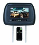 SSL SH7iB One Pre-Installed 7" Widescreen TFT Headrest Monitor in a Black Color Universal Headrest