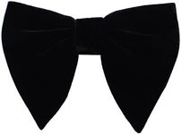 Levao Men's Velvet Vintage Bow Tie Tuxedo Big Bowtie RB006 J Black