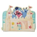 Loungefly Disney Stitch Sandcastle Beach Surprise Zip Wallet | Disney Wallets Standard