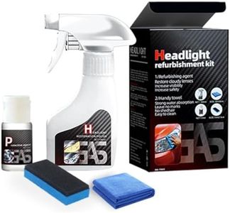 TIEDXIOY Car Headlight Restoration Polishing Kits Headlamp Repair Kits Car Light Polisher Cleaning Kits Headlight Cleaner Restorer Shiny Stuff