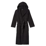 Barefoot Dreams CozyChic Ribbed Hooded Robe, Carbon, 3